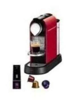 Krups XN700641 Nespresso CitiZ Coffee Machine - Red